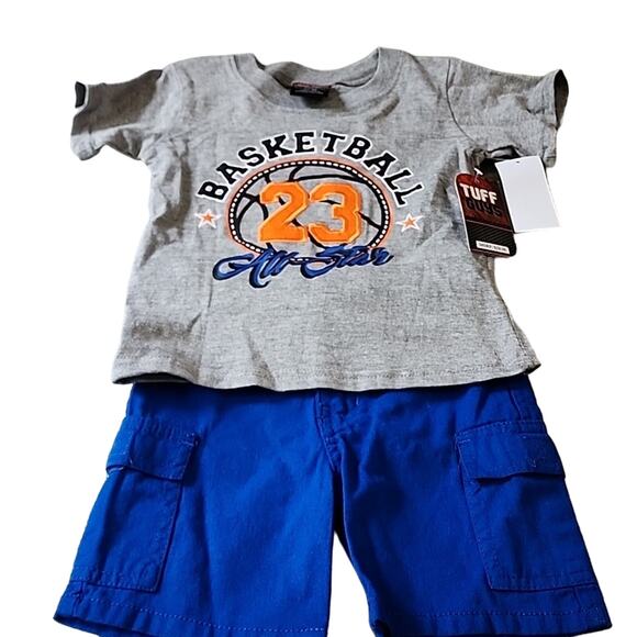 Tuff Guys  Tee and Shorts Set, NWT 2T - Picture 1 of 9